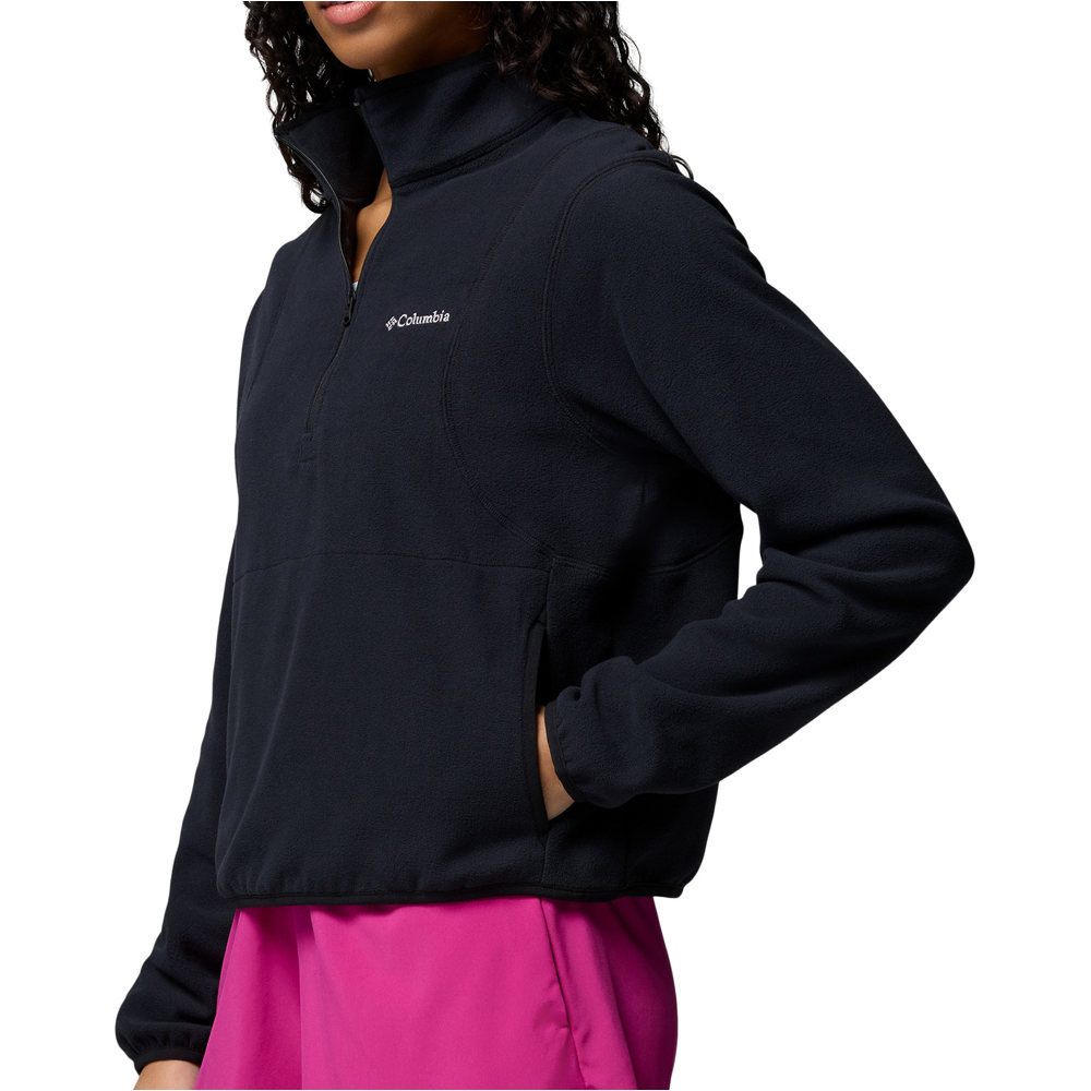 Columbia forro polar mujer Vital Valley Fleece Half Zip vista detalle