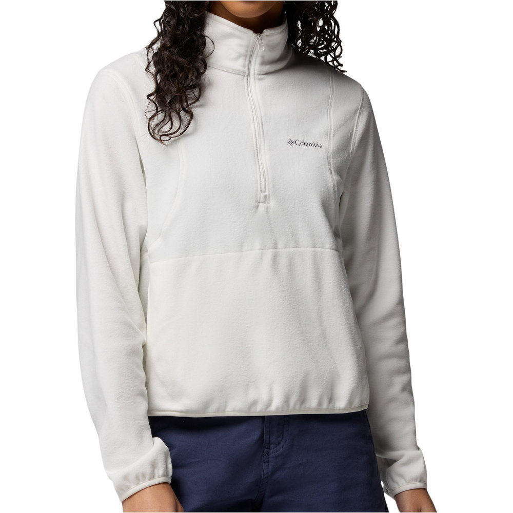 Columbia forro polar mujer Vital Valley Fleece Half Zip vista frontal