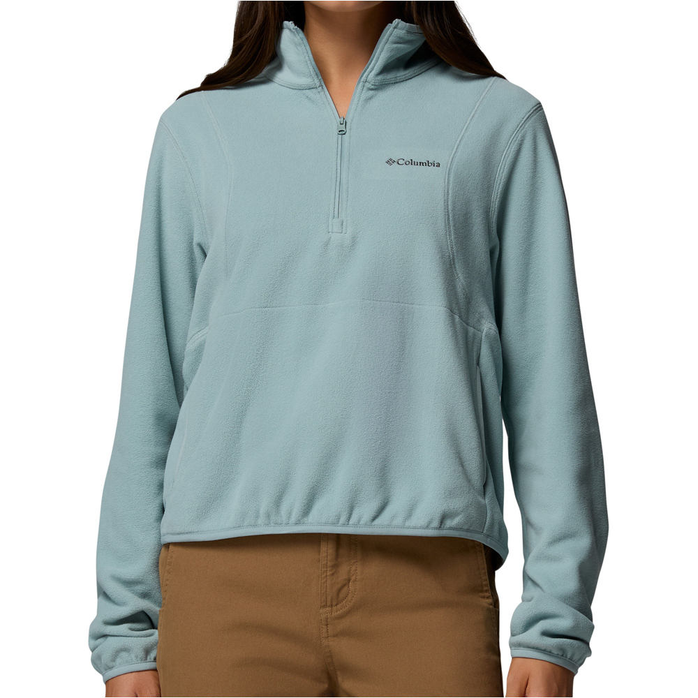 Columbia forro polar mujer Vital Valley Fleece Half Zip vista frontal