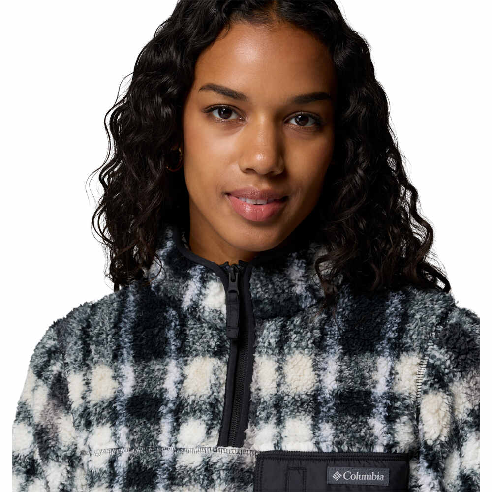 Columbia forro polar mujer West Bend 1/4 Zip II vista detalle