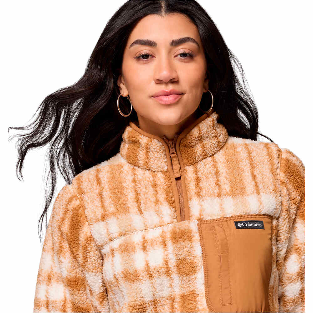 Columbia forro polar mujer West Bend 1/4 Zip II vista detalle