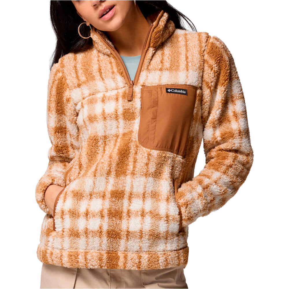 Columbia forro polar mujer West Bend 1/4 Zip II vista frontal