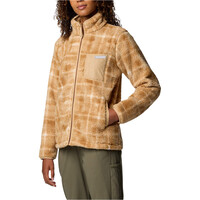 Columbia forro polar mujer West Bend Print Full Zip II vista detalle