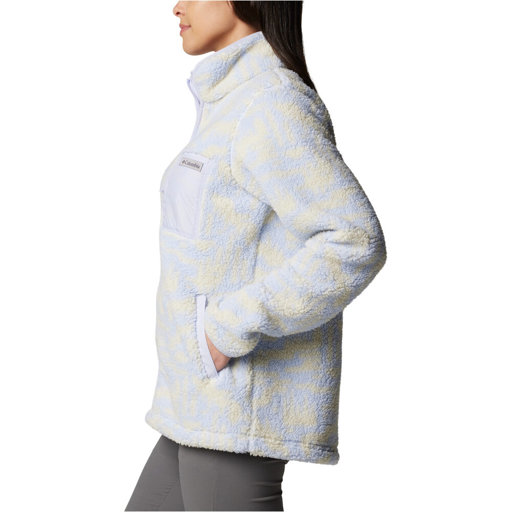 Columbia forro polar mujer West Bend Print Full Zip II vista detalle