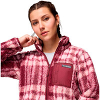 Columbia forro polar mujer West Bend Print Full Zip II vista detalle