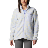 Columbia forro polar mujer West Bend Print Full Zip II vista frontal