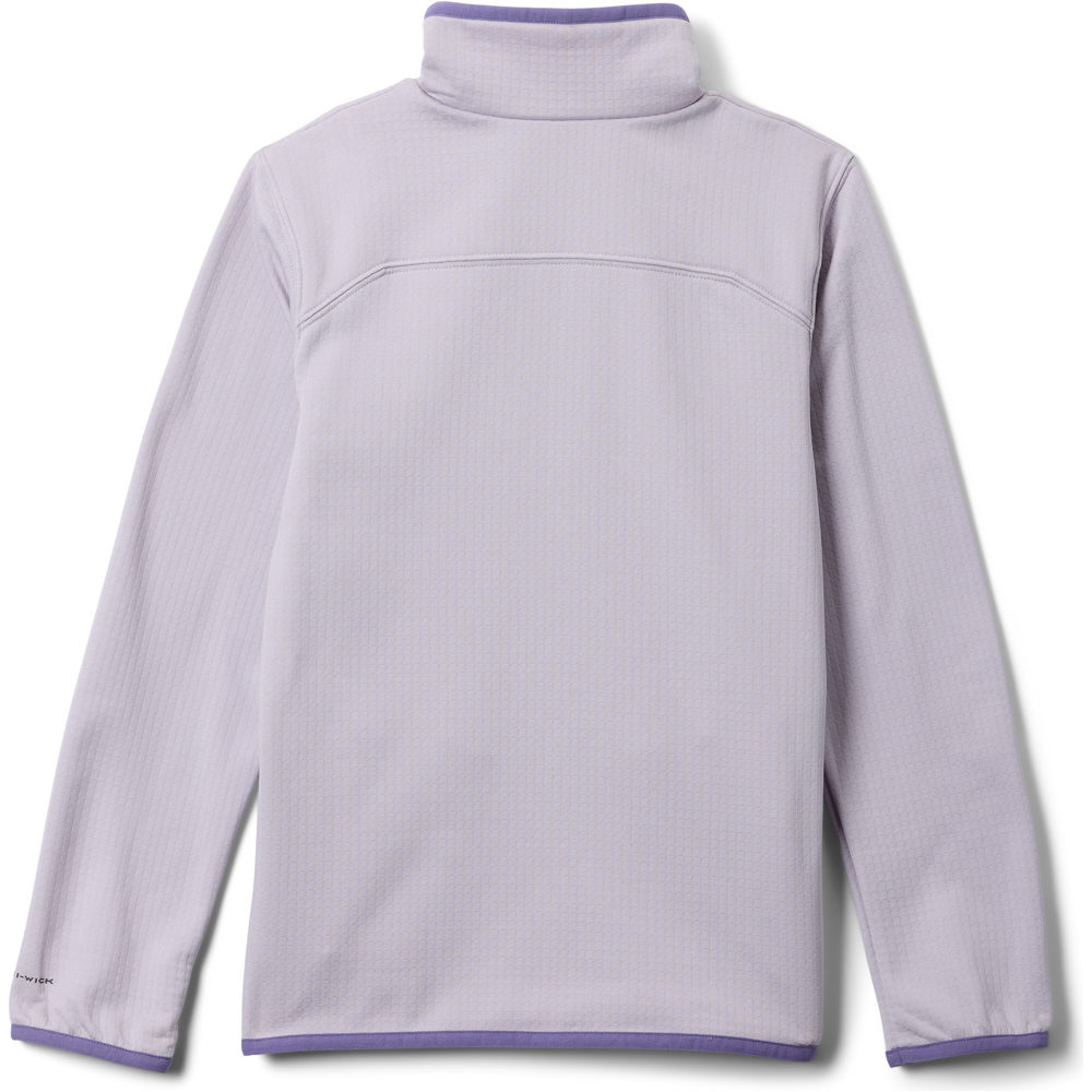 Columbia forro polar niño Essential Hike Grid Fleece Full Zip vista trasera