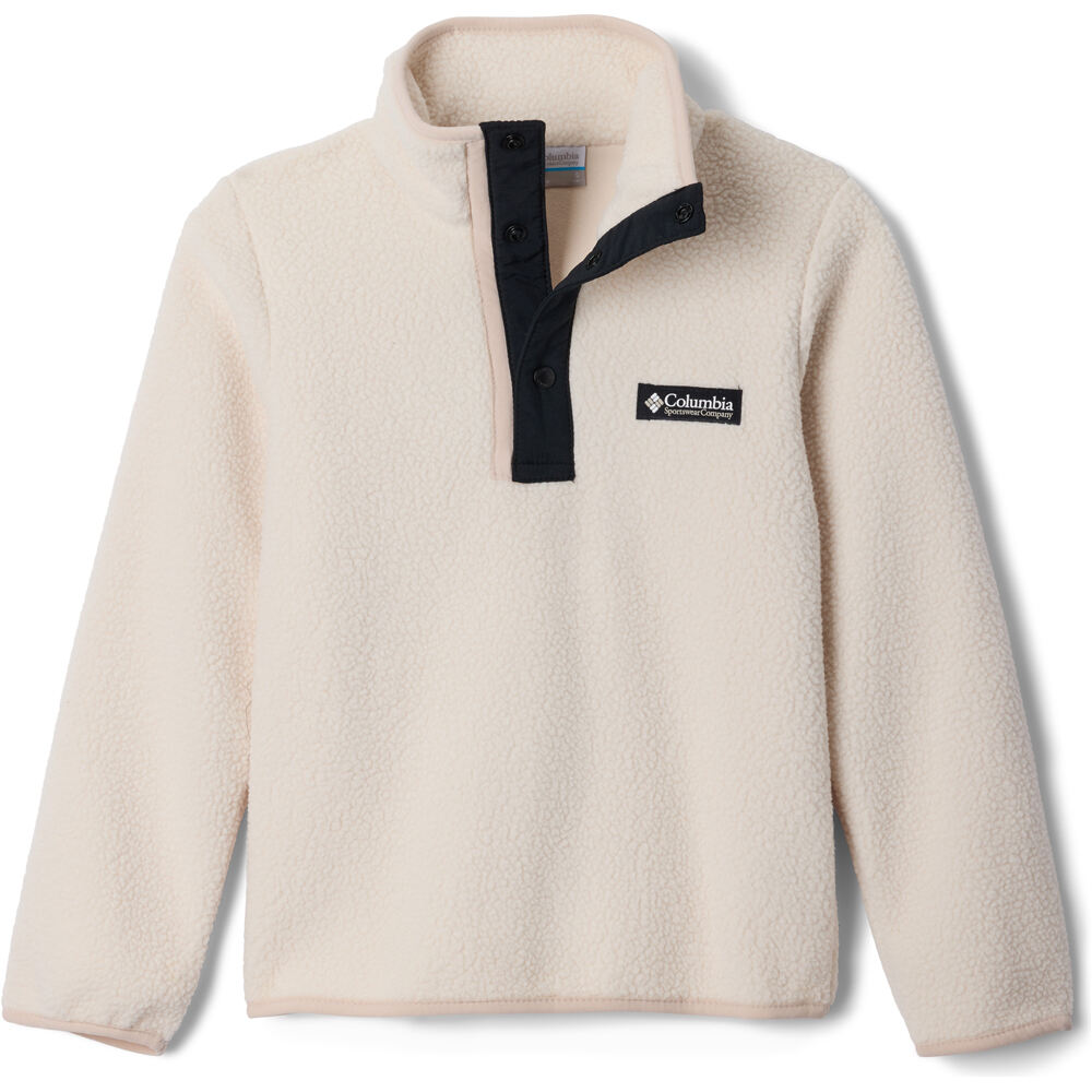 Columbia forro polar niño Helvetia II Half Snap Fleece vista frontal