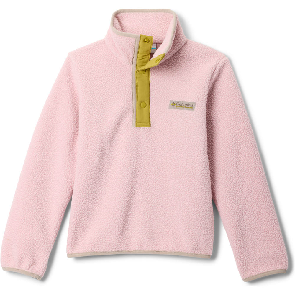 Columbia forro polar niño Helvetia II Half Snap Fleece vista frontal