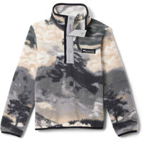 Columbia forro polar niño Helvetia II Printed Half Snap Fleece vista frontal