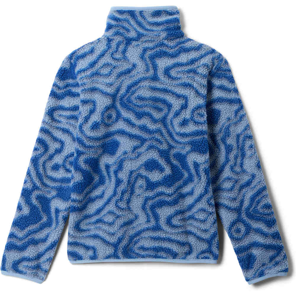 Columbia forro polar niño Helvetia II Printed Half Snap Fleece vista trasera