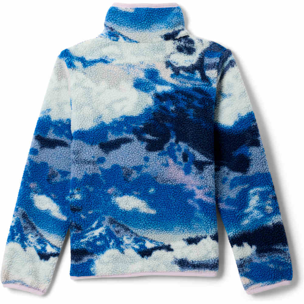 Columbia forro polar niño Helvetia II Printed Half Snap Fleece vista trasera