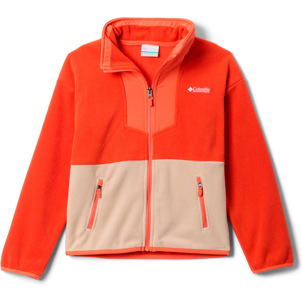 Columbia forro polar niño Sequoia Grove Full Zip Fleece vista frontal