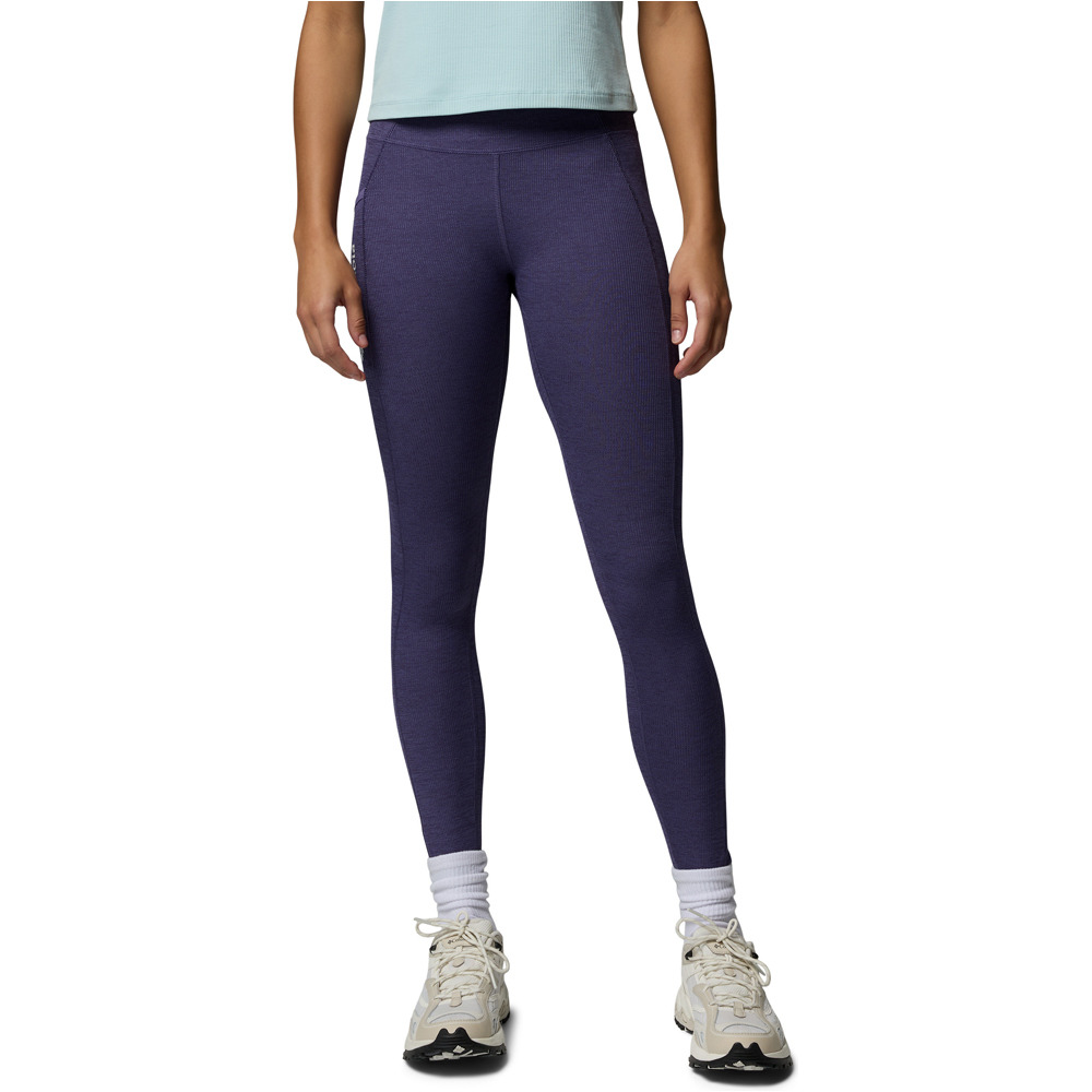Columbia mallas trail running largas mujer Columbia Move Legging vista frontal
