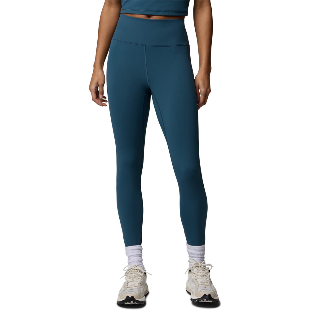 Columbia mallas trail running largas mujer Loneridge Legging vista frontal