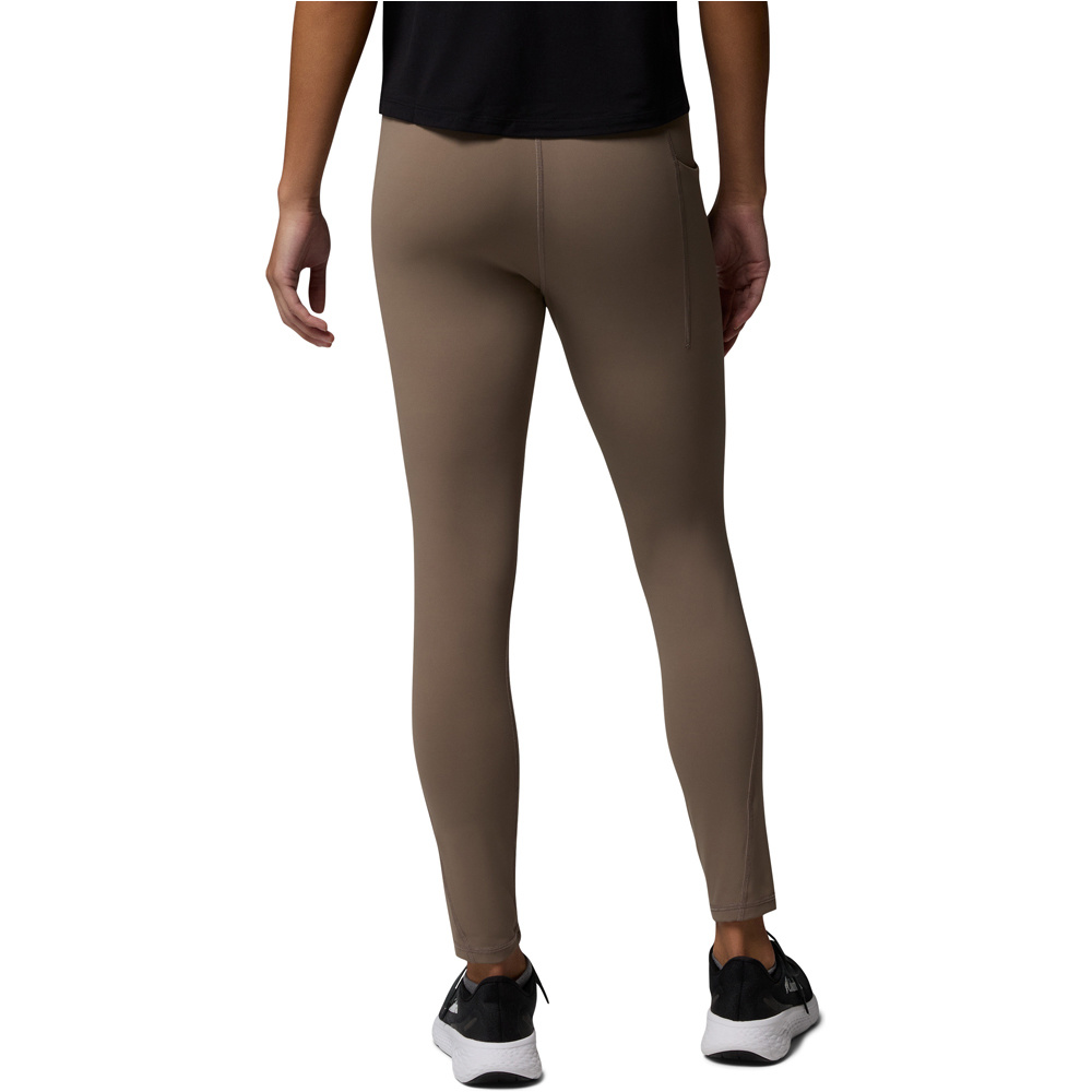 Columbia mallas trail running largas mujer Loneridge Legging vista trasera