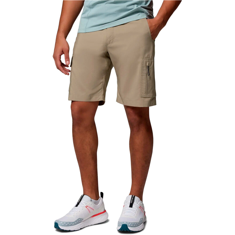 Columbia pantalón corto montaña hombre Silver Ridge  Utility Cargo Short vista detalle