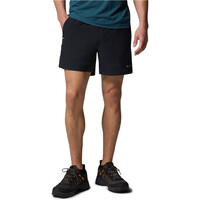 Columbia pantalón corto montaña hombre Stealth Spring Lined Short vista frontal