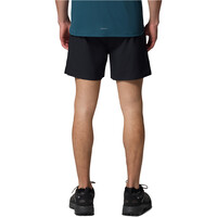 Columbia pantalón corto montaña hombre Stealth Spring Lined Short vista trasera