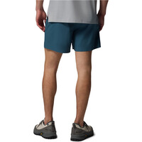 Columbia pantalón corto montaña hombre Stealth Spring Lined Short vista trasera