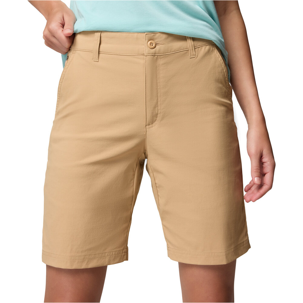Columbia pantalón corto montaña mujer Leslie Falls Long Short II 03