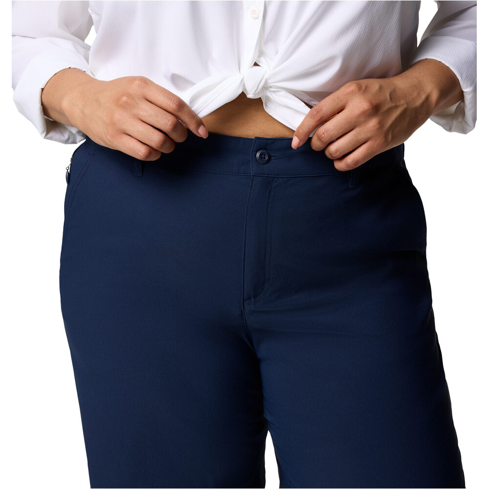 Columbia pantalón corto montaña mujer Leslie Falls Long Short II 03