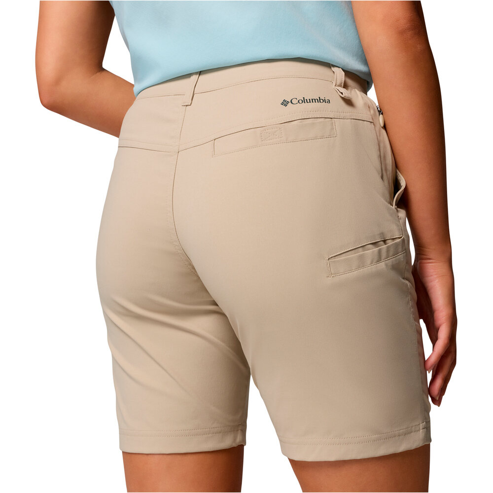 Columbia pantalón corto montaña mujer Leslie Falls  Long Short II 05