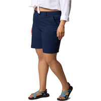 Columbia pantalón corto montaña mujer Leslie Falls Long Short II vista detalle