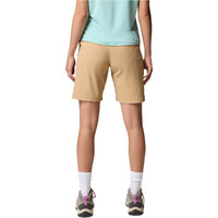 Columbia pantalón corto montaña mujer Leslie Falls Long Short II vista trasera