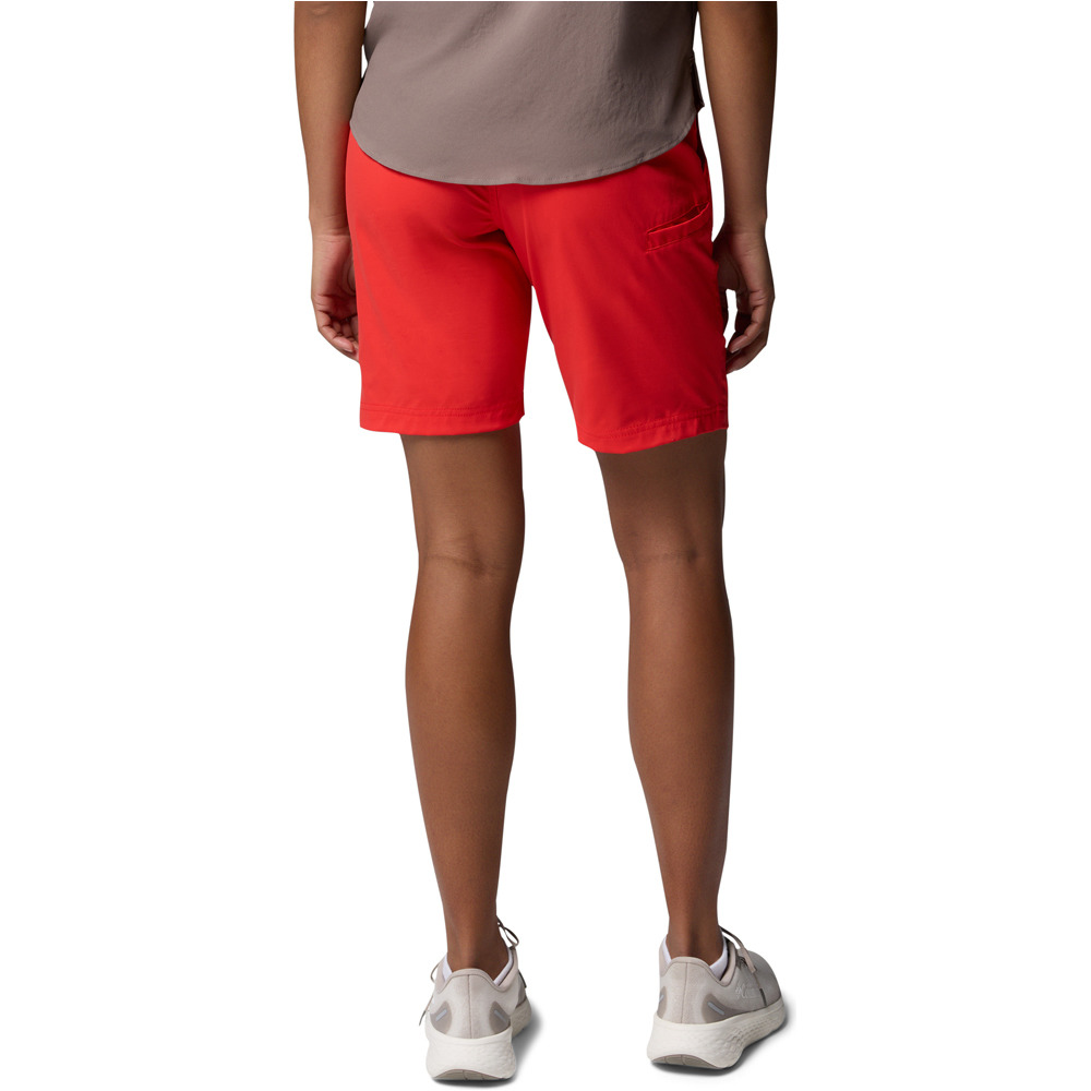 Columbia pantalón corto montaña mujer Leslie Falls Long Short II vista trasera
