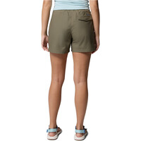 Columbia pantalón corto montaña mujer ROC Ripstop Short vista trasera