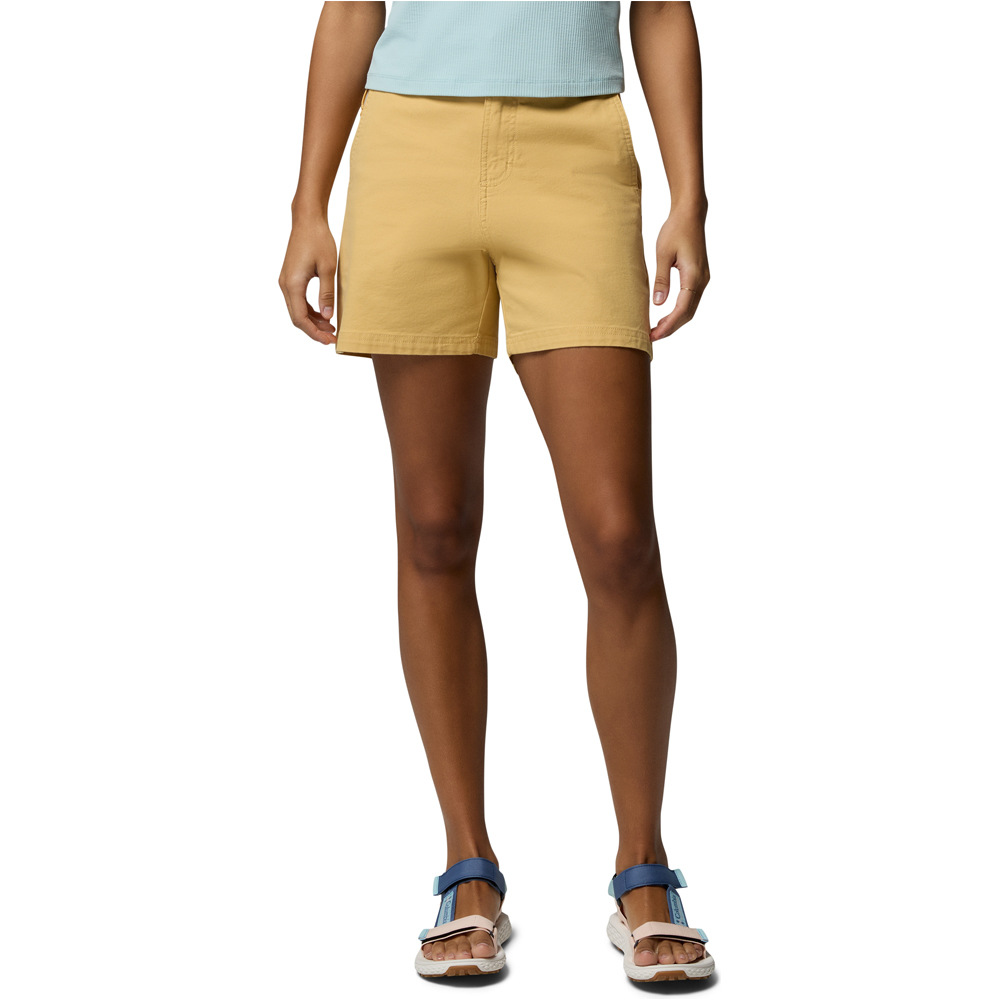 Columbia pantalón corto montaña mujer ROC Short vista frontal