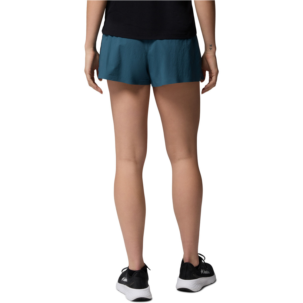 Columbia pantalón corto montaña mujer Stealth Spring Short vista trasera