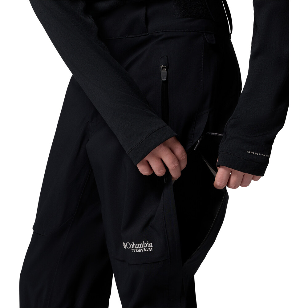 Columbia pantalón impermeable mujer Platinum Peak II 3L Pant 03