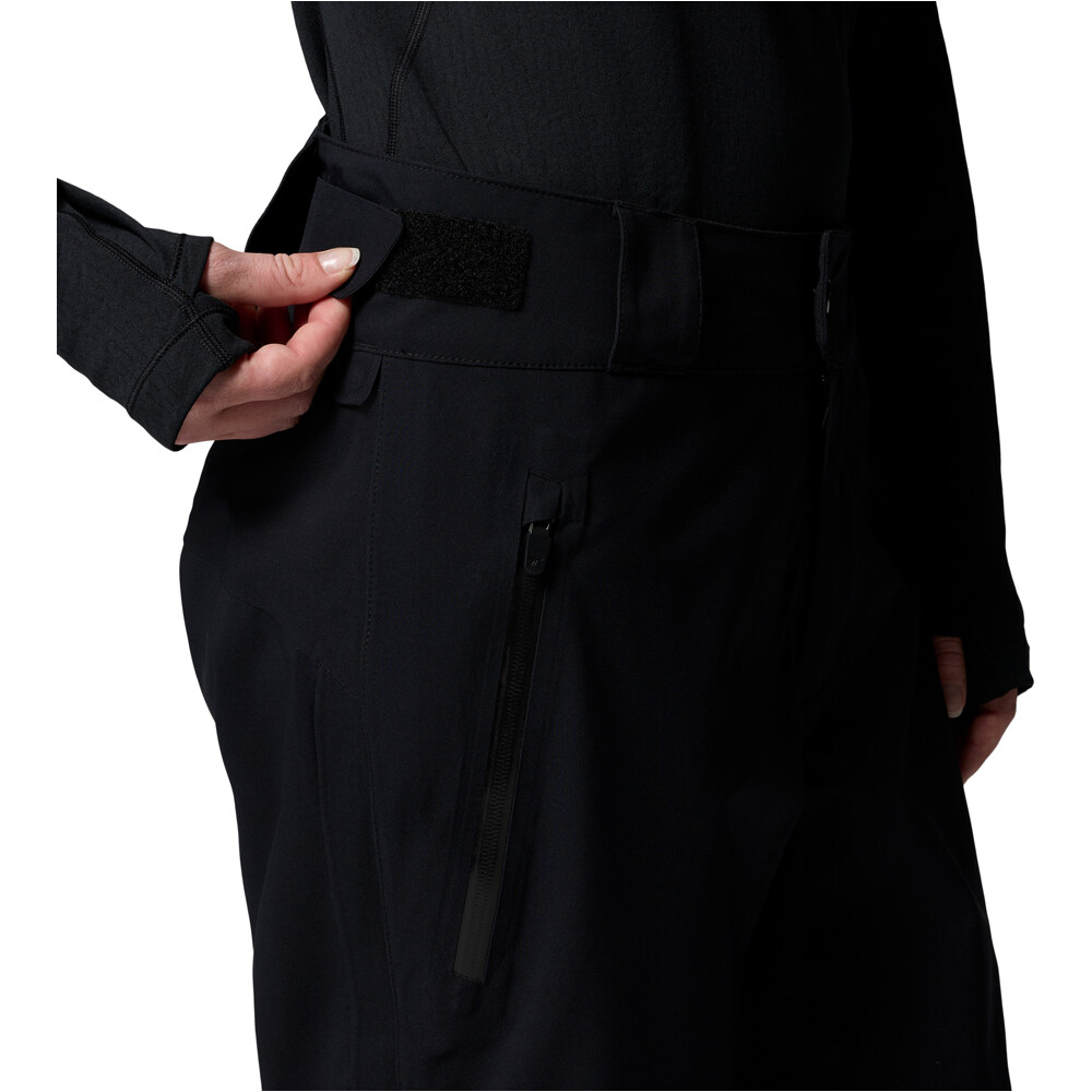 Columbia pantalón impermeable mujer Platinum Peak II 3L Pant vista detalle
