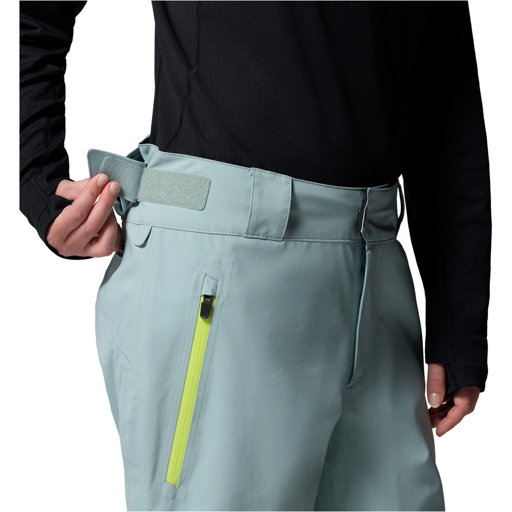 Columbia pantalón impermeable mujer Platinum Peak II 3L Pant vista detalle
