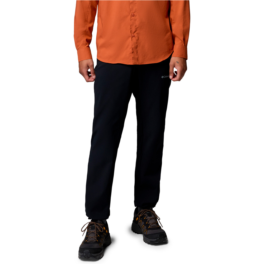 Columbia pantalón montaña hombre Essential Hike Brushed Back Pant vista frontal