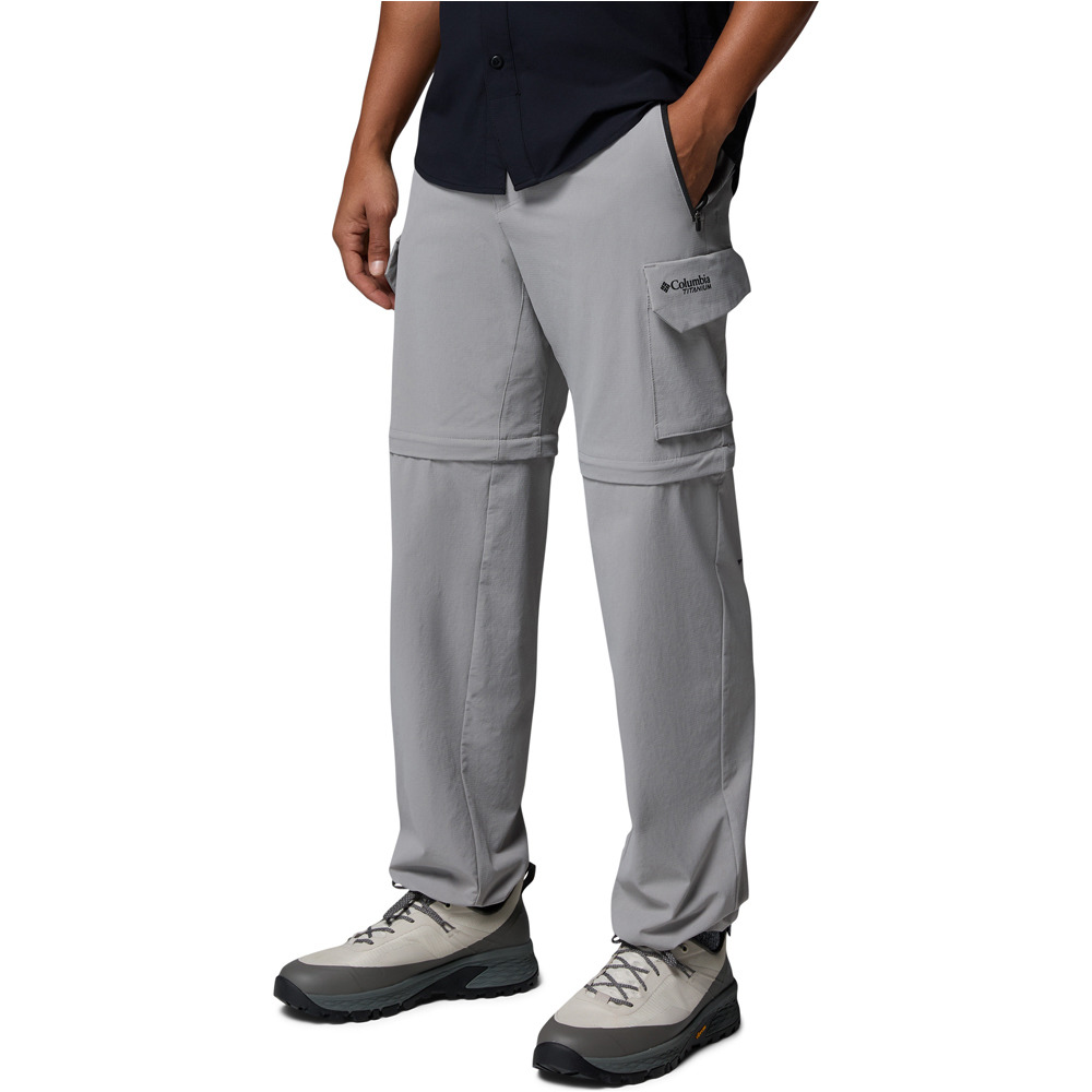 Columbia pantalón montaña hombre Silver Ridge Elite Convertible Pant vista detalle