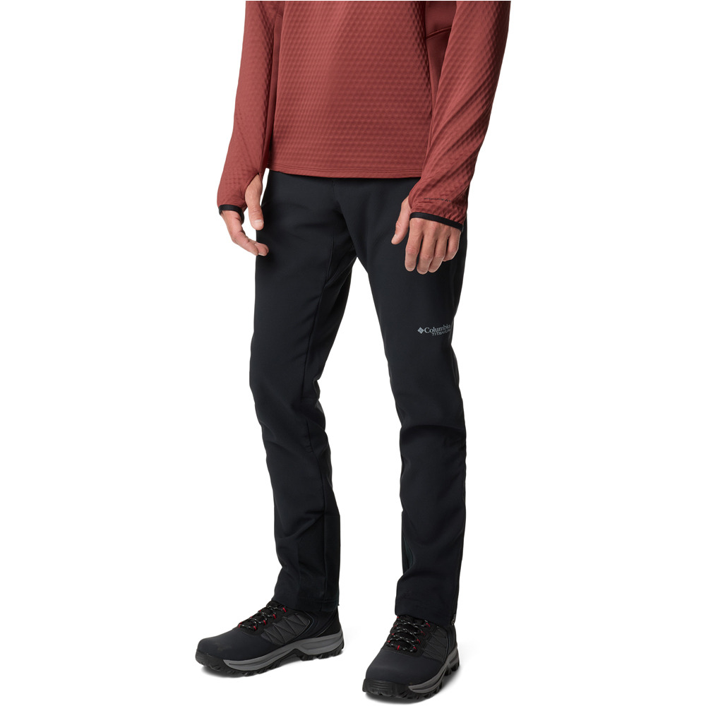 Columbia pantalón montaña hombre Vast Canyon Omni-Heat Infinity Softshe vista detalle