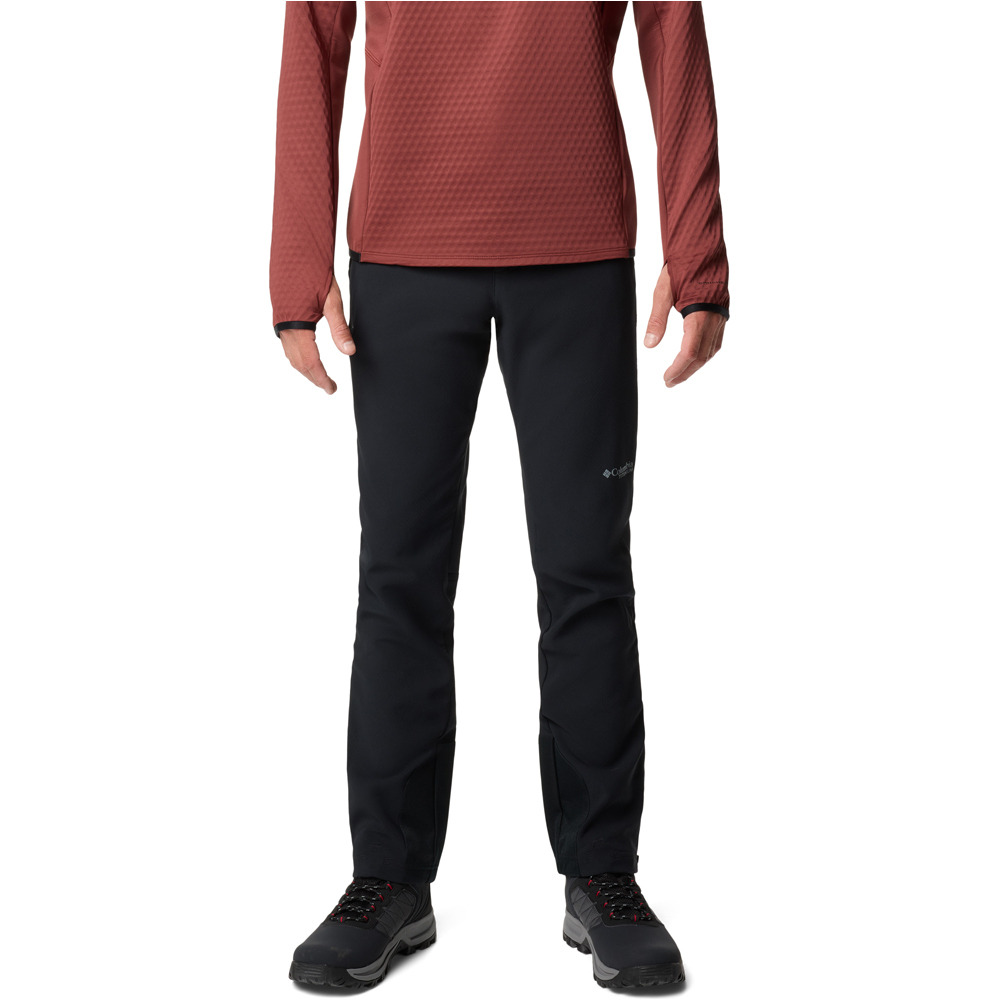 Columbia pantalón montaña hombre Vast Canyon Omni-Heat Infinity Softshe vista frontal