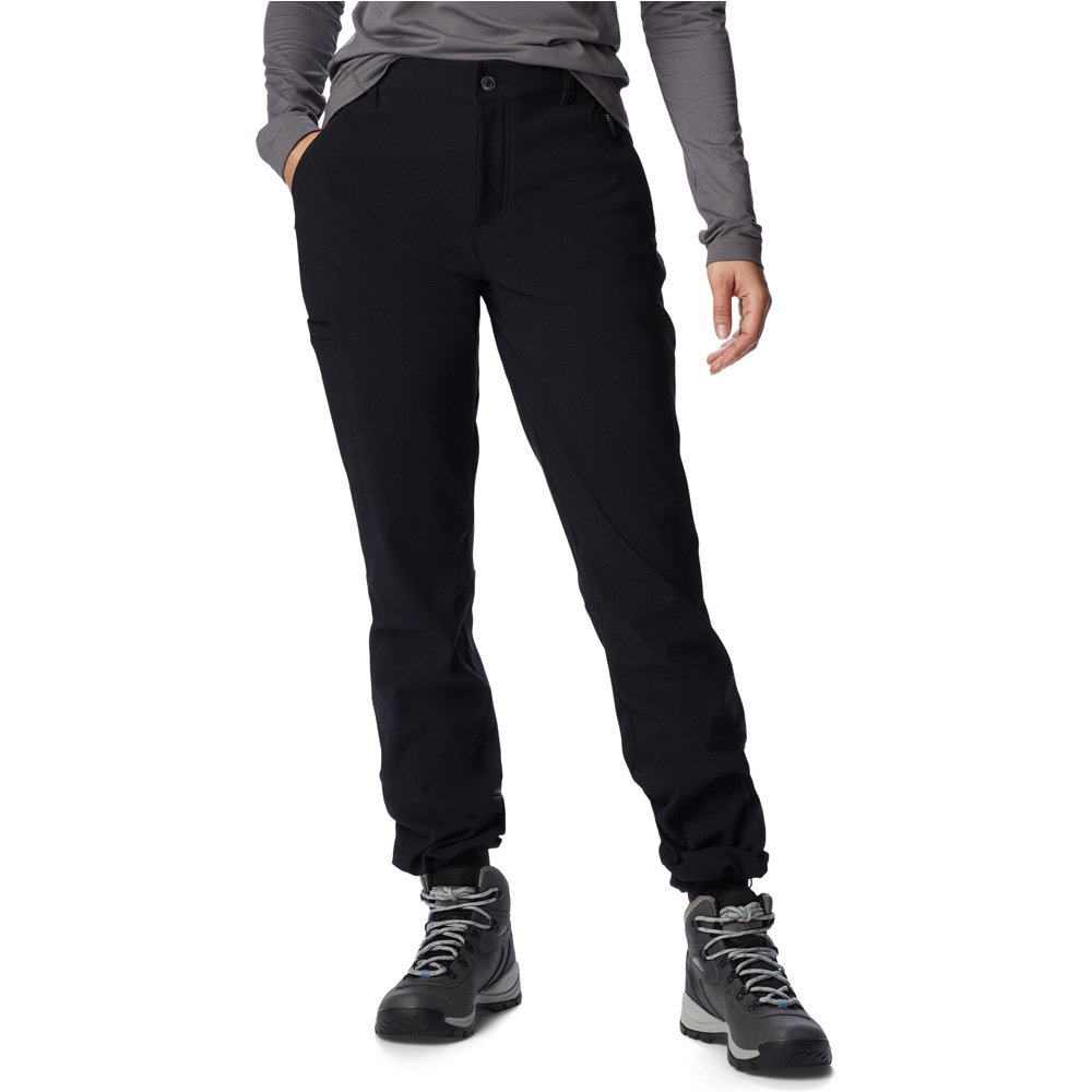 Columbia pantalón montaña mujer _1_Back Beauty  Warm Softshell Pant vista frontal