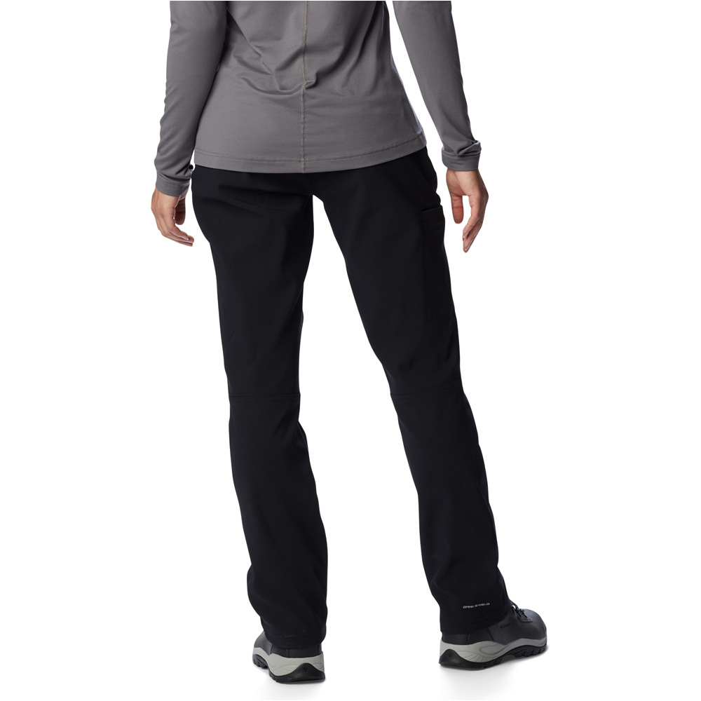 Columbia pantalón montaña mujer _1_Back Beauty  Warm Softshell Pant vista trasera