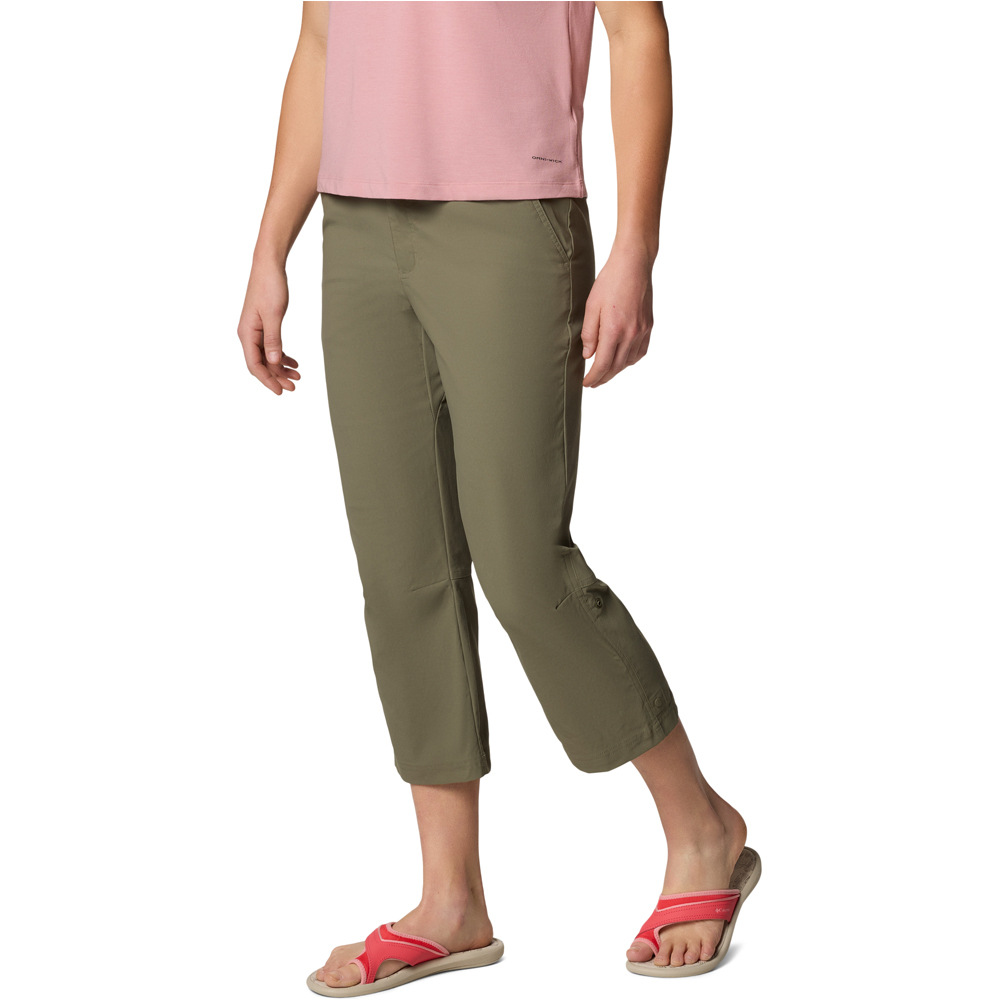 Columbia pantalón montaña mujer Leslie Falls Capri II vista detalle