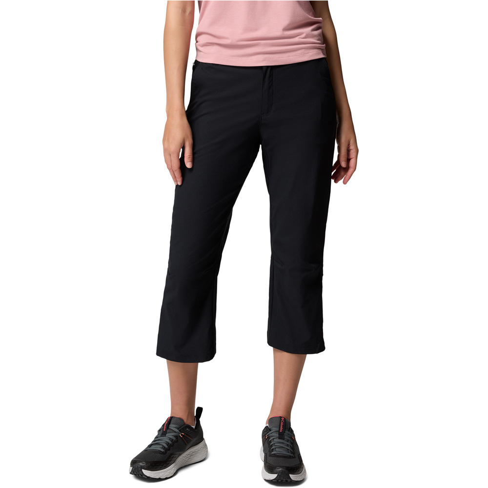 Columbia pantalón montaña mujer Leslie Falls Capri II vista frontal