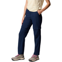 Columbia pantalón montaña mujer Leslie Falls Convertible Pant vista detalle