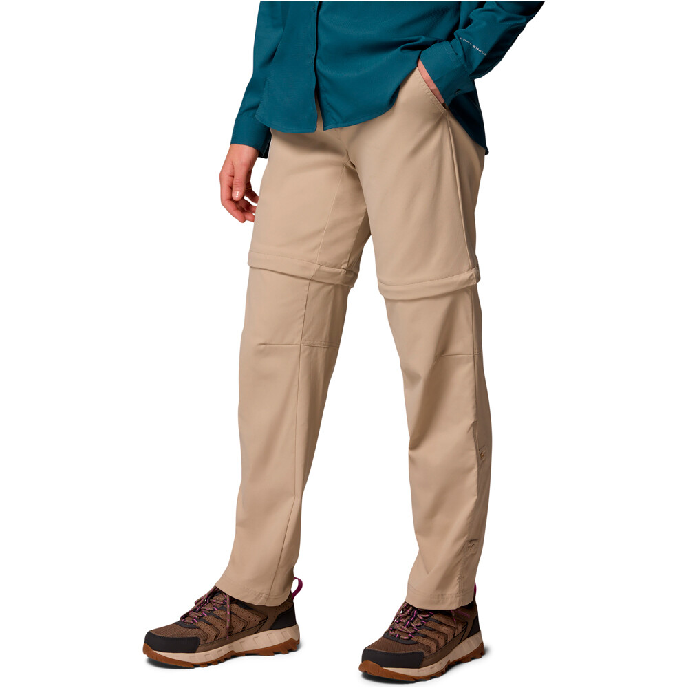 Columbia pantalón montaña mujer Leslie Falls  Convertible Pant vista detalle
