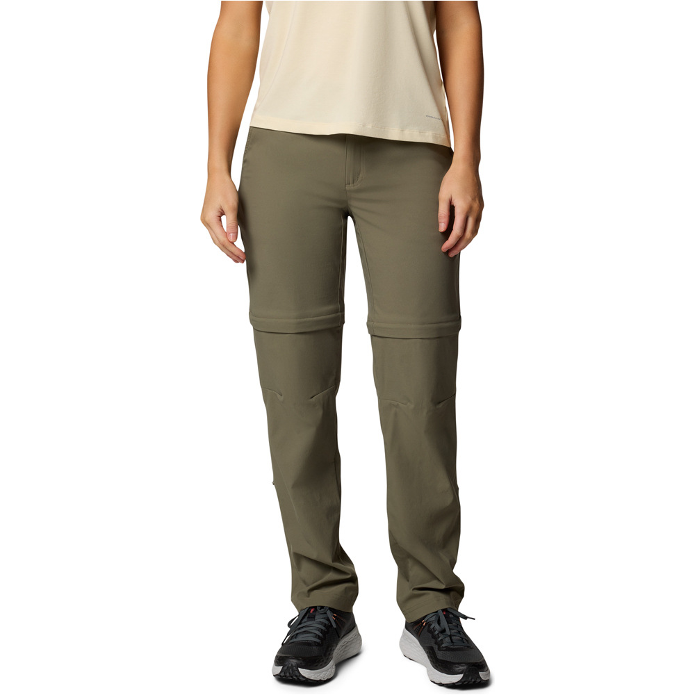 Columbia pantalón montaña mujer Leslie Falls  Convertible Pant vista frontal