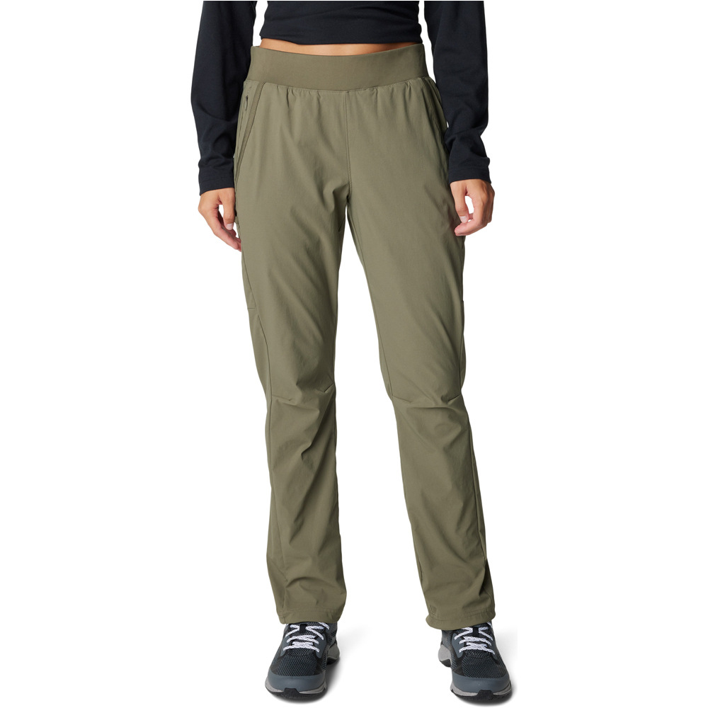 Columbia pantalón montaña mujer Leslie Falls Pull-On Pant vista frontal