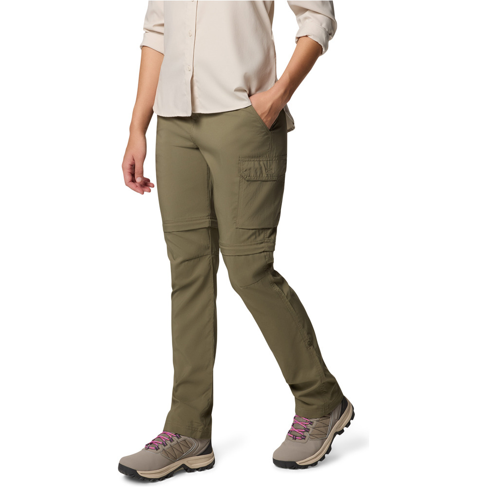 Columbia pantalón montaña mujer Silver Ridge Utility Convertible Pant vista detalle