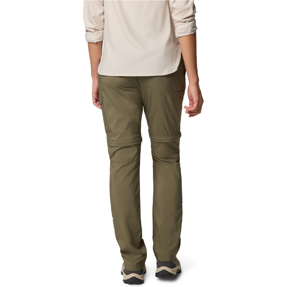 Columbia pantalón montaña mujer Silver Ridge Utility Convertible Pant vista trasera